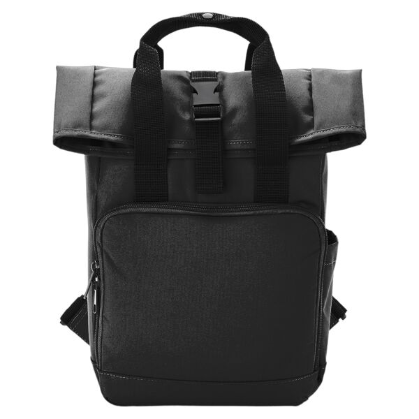 BagBase Recycled Mini Twin Handle Roll-Top Backpack Thumbnail