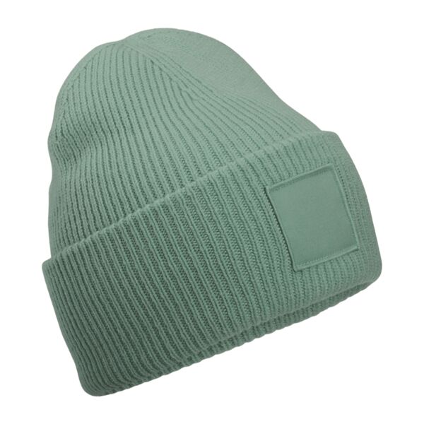 Deep-cuffed tonal patch beanie Thumbnail