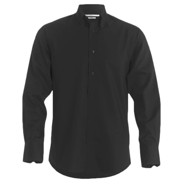Kustom Kit Premium Long Sleeve Tailored Oxford Shirt Thumbnail