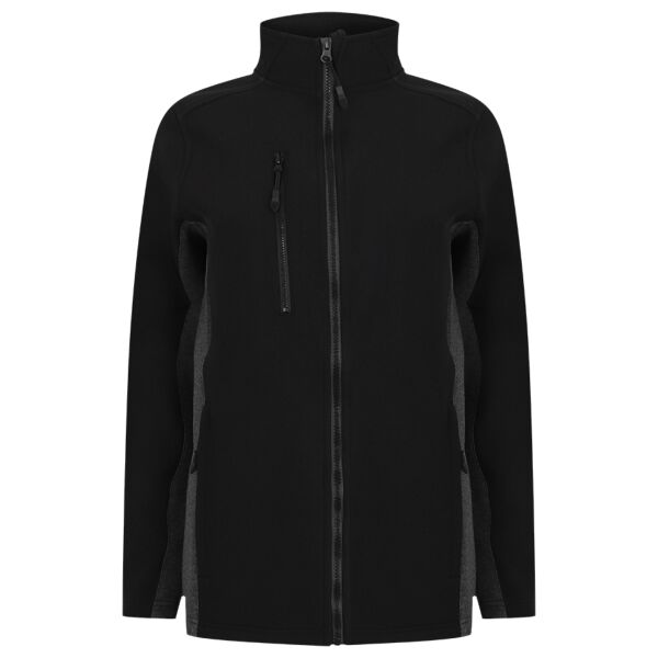 Henbury Unisex Contrast Soft Shell Jacket Thumbnail
