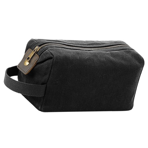 Quadra Heritage Waxed Canvas Wash Bag Thumbnail