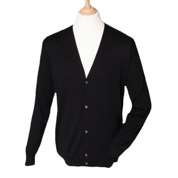 Henbury V Nk Button Cardigan Thumbnail
