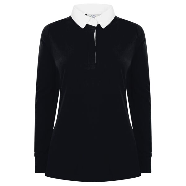 Front Row Lds L/S Classic Rugby Shirt Thumbnail